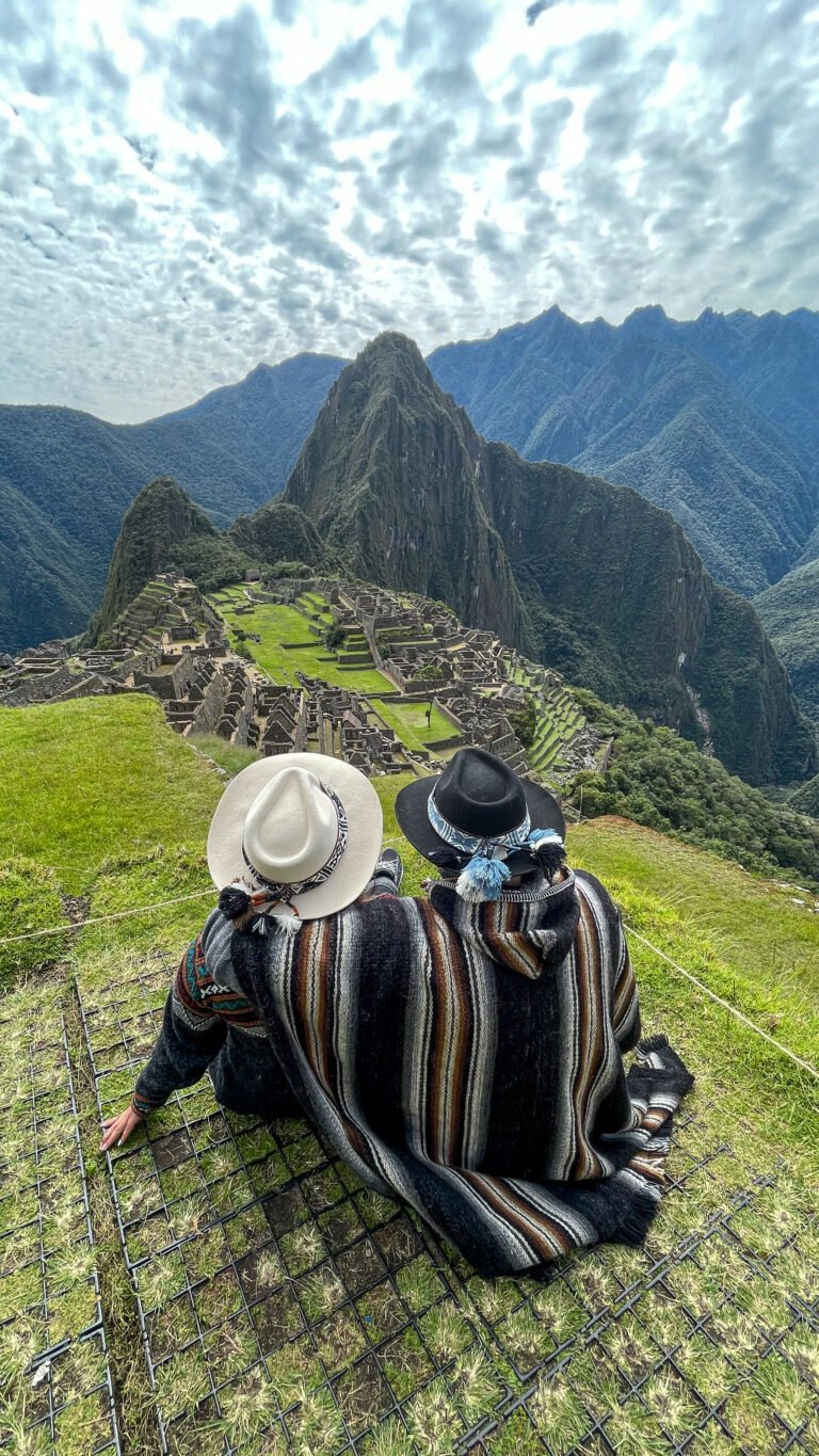 Travel Couple, Machu Picchu, Cusco, Peru