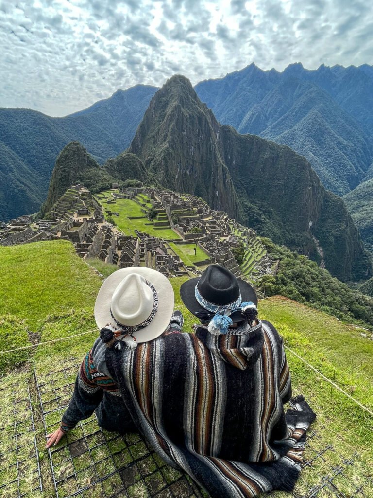 Travel Couple, Machu Picchu, Cusco, Peru